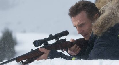 Neeson, en un momento de 'Venganza bajo cero'.