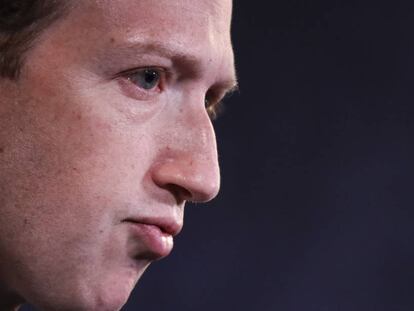 Mark Zuckerberg durante una aparición pública a finales de 2019