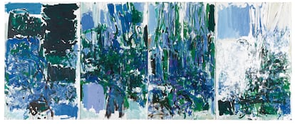 ‘Quatuor II for Betsy Jolas’, 1976, de Joan Mitchell.