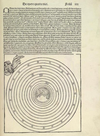 El incunable <i>Crónicas del Mundo</i> de Hartmann Schedel.