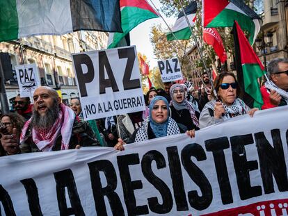 La manifestación del pasado 2 de diciembre en apoyo al pueblo palestino, en Madrid (España).
