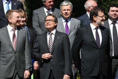 Artur Mas i Rajoy amb els ministres d&#039;Exteriors de la UE.