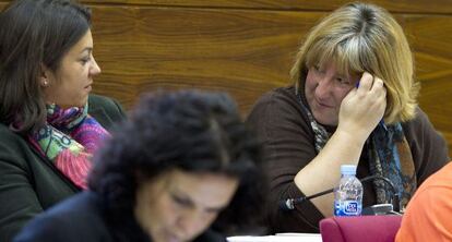 La concejal de Urbanismo, Marisol Ayala, durante el pleno de Chiclana.