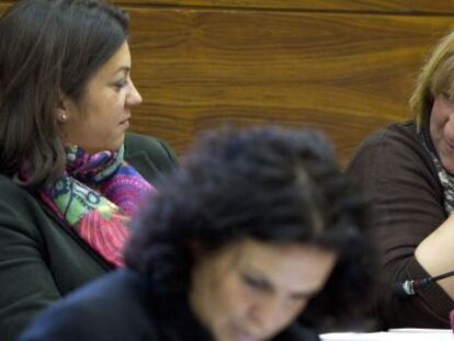 La concejal de Urbanismo, Marisol Ayala, durante el pleno de Chiclana. 