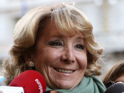La Audiencia de Madrid reabre el proceso contra Esperanza Aguirre