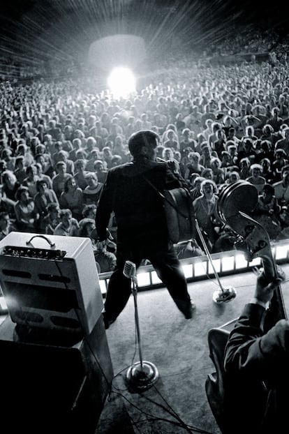 Concierto en Memphis (Tennessee) el 4 de julio de 1956.