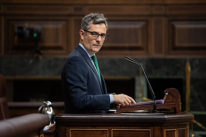 El ministro de la Presidencia, Relaciones con las Cortes y Justicia, Félix Bolaños.