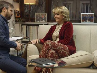 Esperanza Aguirre, un vers lliure al programa de Jordi Évole