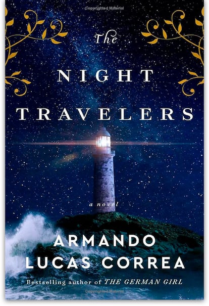 Portada de libro The Night Travelers de Armando Lucas Correa. Photo by Ciro Gutiérrez, courtesy of Simon & Schuster.