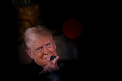 President-elect Donald Trump on January 7 in Mar-a-Lago (Florida)