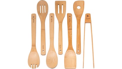 Set de utensilios de madera para la cocina