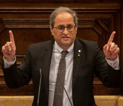 L'expresidnet de la Generalitat Quim Torra.