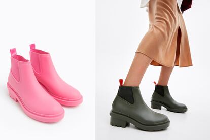 En rosa chicle o verde militar, todas las ‘booties’ de Bimba Y Lola incluyen un tirador que harán el ‘quita y pon’ mucho más fácil.