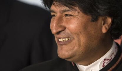 Evo Morales, presidente de Bolivia.