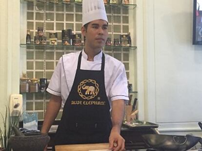 Una clase de cocina en Blue Elephant