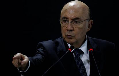 Ministro da Fazenda, Henrique Meirelles.