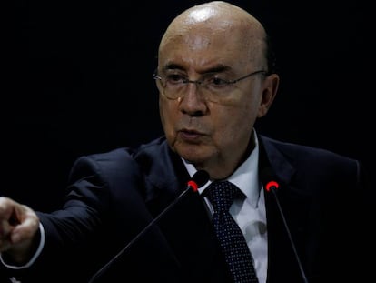 Ministro da Fazenda, Henrique Meirelles.