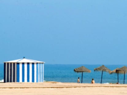 Playa de la Patacona, en Alboraia (Valencia).