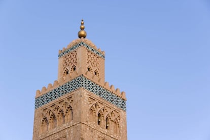 El minarete de la mezquita de Koutoubia.