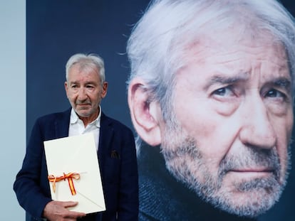 El actor José Sacristán tras recibir el Premio Nacional de Cinematografía 2021, el pasado septiembre.