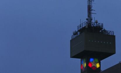 La sede de Telemadrid en Ciudad de la Imagen ( Pozuelo).