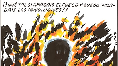 El Roto: Primero, el fuego