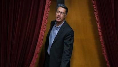 L'exlíder del PPC, Xavier Garcia Albiol, entra a l'hemicicle.