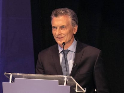 El presidente de Argentina, Mauricio Macri.