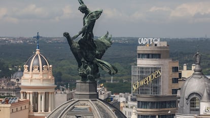 Vista de la nubosidad creciente en el cielo de Madrid el pasado miércoles 14 de mayo.