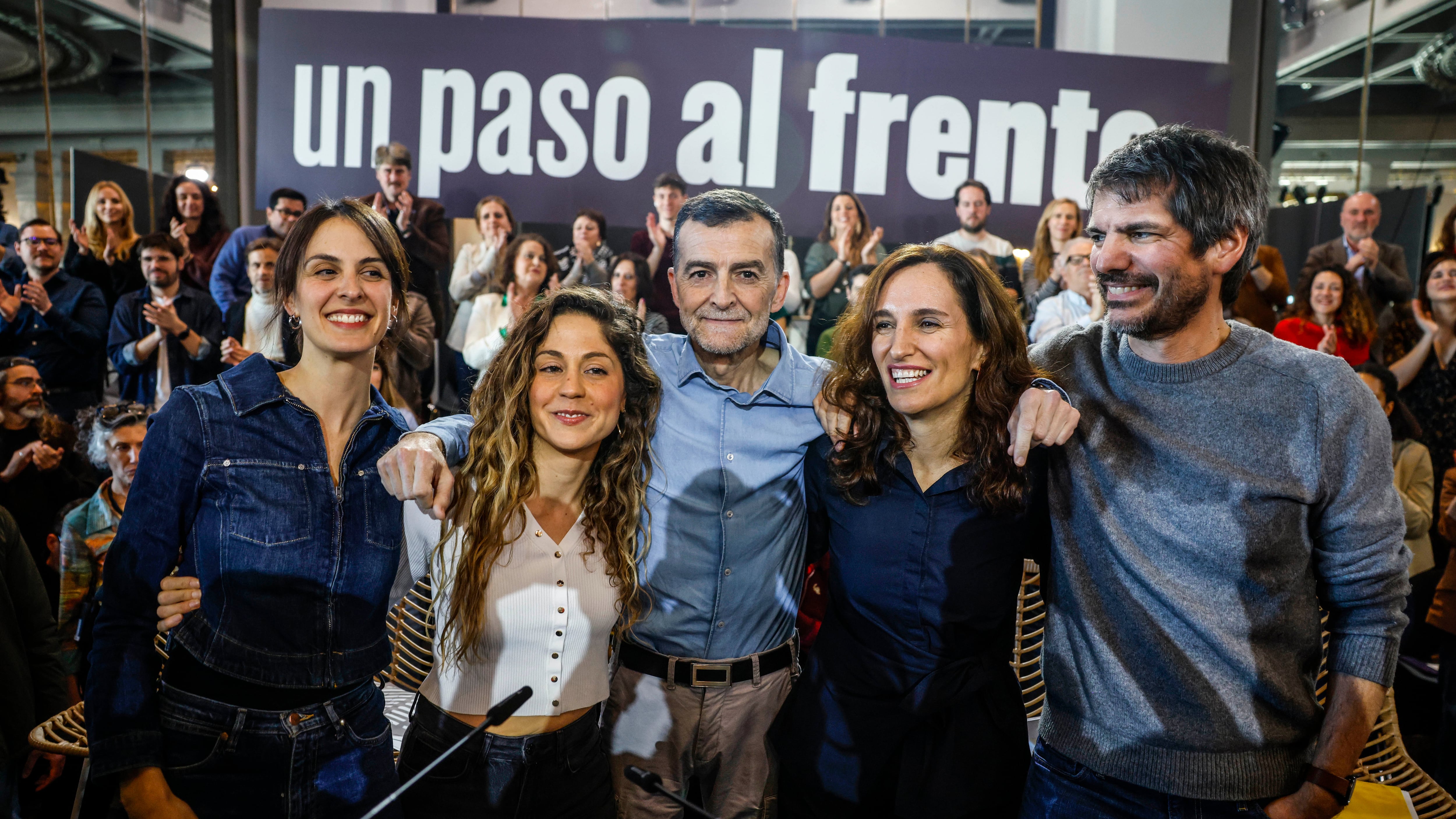 Las izquierdas de Sumar llaman a “no resignarse” y  defienden la “unidad” en el lanzamiento de su nueva alianza 