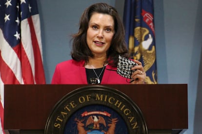 La gobernadora de Michigan Gretchen Whitmer