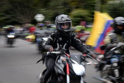 Los motociclistas también piden al Gobierno la legalización de plataformas digitales que conectan a los motociclistas con usuarios para transportarse.