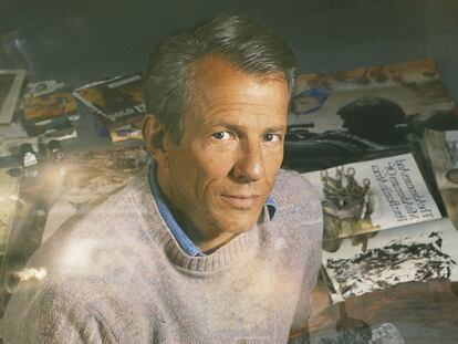 Peter Beard retratado en Nueva York, en 1995.