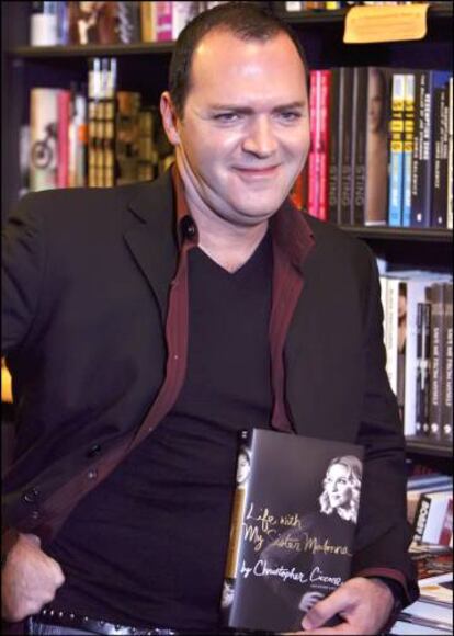 Christopher Ciccone en la presentaci&oacute;n de su libro &#039;Mi vida con mi hermana Madonna&#039; en 2008 en Los &Aacute;ngeles.