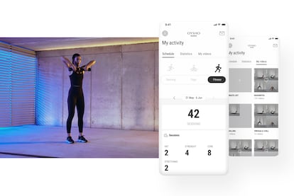 Para principiantes o deportistas experimentados, Oysho Training permite a los usuarios diseñar un plan de entrenamiento adaptado a sus necesidades.