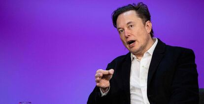 Elon Musk, presidente de Tesla, durante su participación en una conferencia TED este mes.