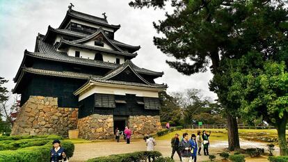 Fortaleza principal del Castillo Matsue, en la Prefectura de Shimane.