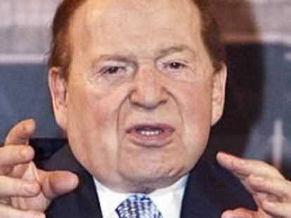 Sheldon Adelson, presidente y primer accionista de Las Vegas Sands.