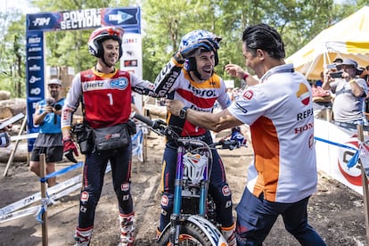 Toni Bou, durante la penúltima parada del Mundial de TrialGP de 2025.