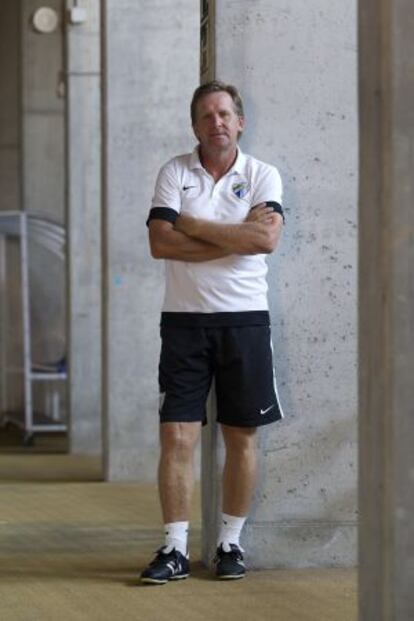 El t&eacute;cnico del M&aacute;laga, Bernd Schuster. 