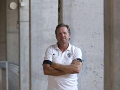 El técnico del Málaga, Bernd Schuster.