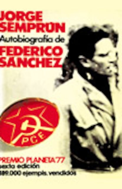 Portada de 'Autobiografía de Federico Sánchez', de Jorge Semprún