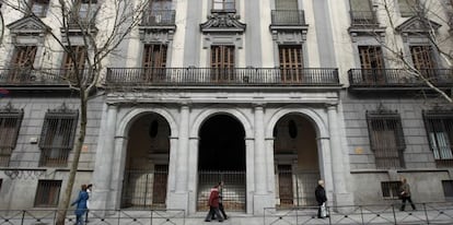 Edificio de Chamber&iacute; que iba a acoger la Casa de Portugal. 
