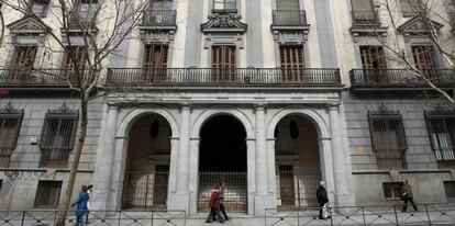 Edificio de Chamberí que iba a acoger la Casa de Portugal.