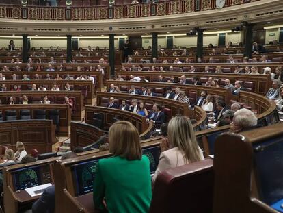 Pleno del Congreso de los Diputados, en una foto de archivo. 
