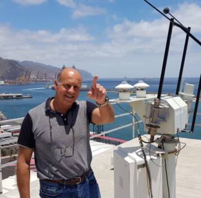 Emilio Cuevas-Agulló, en las instalaciones chicharreras de AEMET.