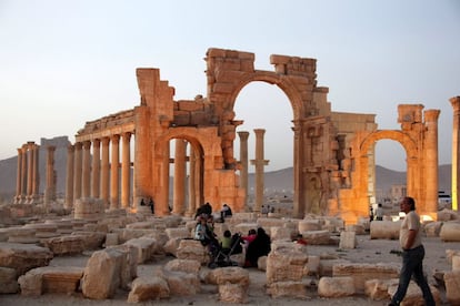 Imagen de las ruinas de Palmira tomada el pasado noviembre.