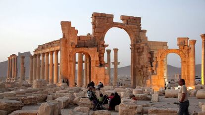 Imagen de las ruinas de Palmira tomada el pasado noviembre.