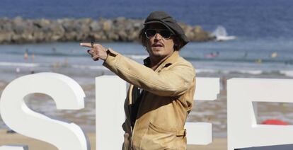 El actor estadounidense Johnny Depp presenta en el Festival de San Sebastián el documental 'Crock of gold', dirigido por Julien Temple, sobre el líder de The Pogues, Shane MacGowan, y que él produce.