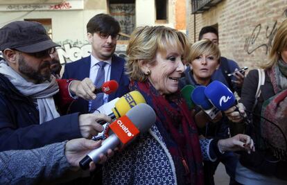 Esperanza Aguirre, el pasado día 11 en Valencia.